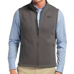 Rhone Bone Fleece Vest in Grey Mens size M Outdoor Fall Winter Camping Activitie